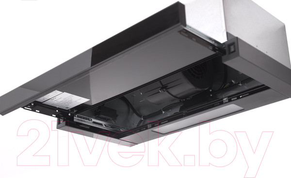 Изображение товара Вытяжка телескопическая Exiteq EX-1076 (черное стекло)