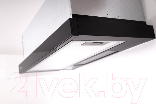 Изображение товара Вытяжка телескопическая Exiteq EX-1076 (черное стекло)