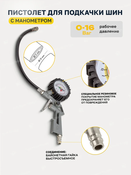 Изображение товара Набор пневмоинструмента Partner PA-8031K5-G (7695)