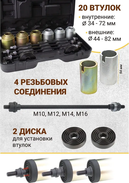 Изображение товара Набор автоинструмента RockForce RF-933T1 (15263)