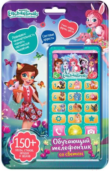 Изображение товара Развивающая игрушка Умка Обучающий телефончик Энчантималс / HT567-R8