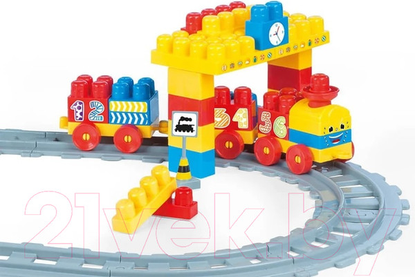 Изображение товара Конструктор Dolu Train Blocks / 5081 (58эл)
