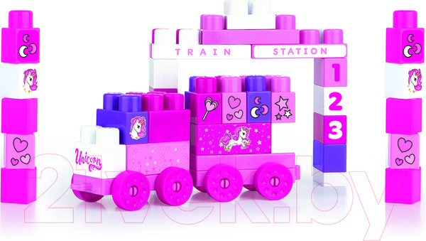 Изображение товара Конструктор Dolu Unicorn JumBlocks / 2554 (50эл)