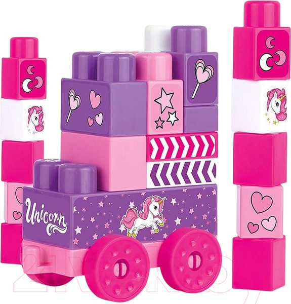 Изображение товара Конструктор Dolu Unicorn Mega Blocks / 2553 (25эл)