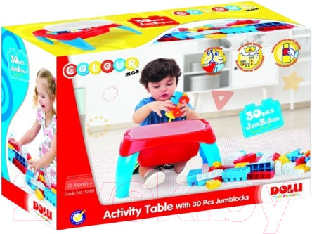 Изображение товара Конструктор Dolu Со столиком JumBlocks / 5298 (30эл)