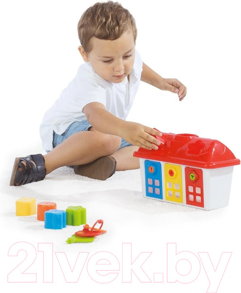 Изображение товара Сортер Dolu Логика-сортер Домик / 5097