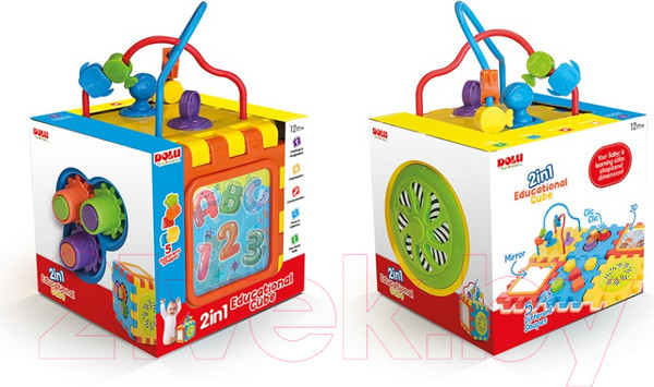 Изображение товара Бизиборд Dolu Логический куб / 5092