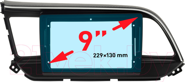 Изображение товара Переходная рамка Incar RHY-FC320