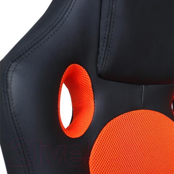 Изображение товара Кресло офисное Меб-ФФ MF-2008H (черный/оранжевый)