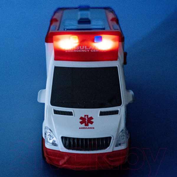 Изображение товара Автобус игрушечный Bondibon Парк техники. Скорая помощь / ВВ5941