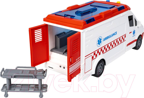 Изображение товара Автобус игрушечный Bondibon Парк техники. Скорая помощь / ВВ5941