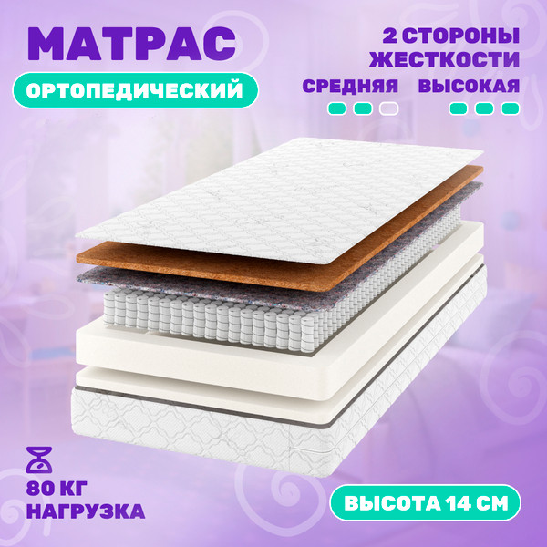 Изображение товара Детский матрас Капризун Микс Хард 160x70 / 412991