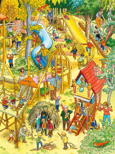 Изображение товара Развивающая книга Альпина Виммельбух. Конни и Якоб играют в прятки