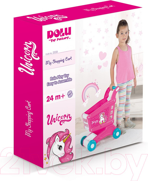 Изображение товара Тележка игрушечная Dolu Тележка супермакет Unicorn / 2558