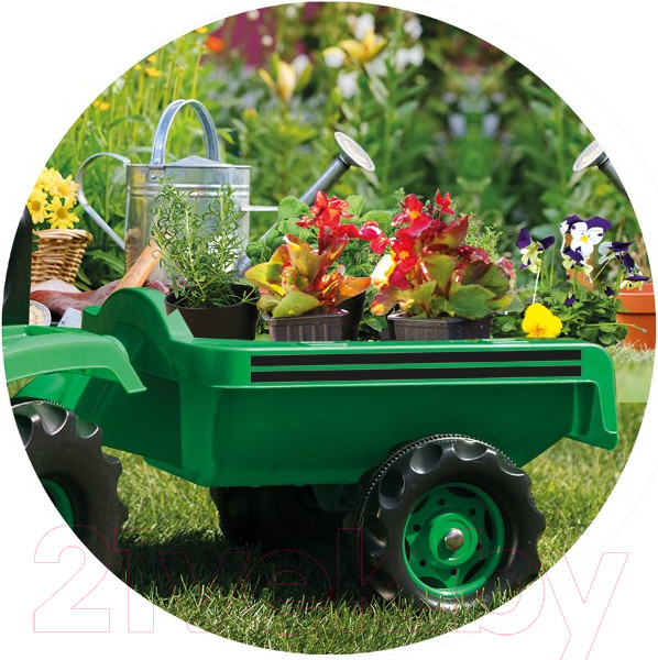 Изображение товара Каталка детская Dolu Ranchero с прицепом и ковшом / 8048 (зеленый)