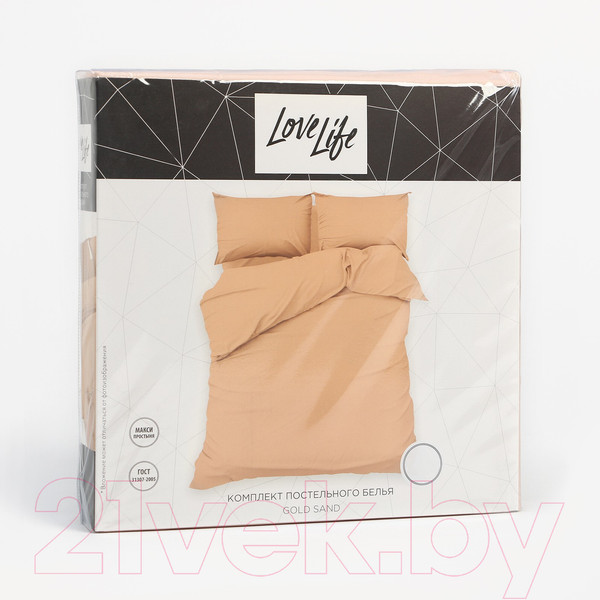 Изображение товара Комплект постельного белья Love Life Gold Sand / 9444917