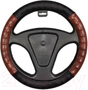 Изображение товара Оплетка на руль PILOT 1069 (M, черный/коричневый)