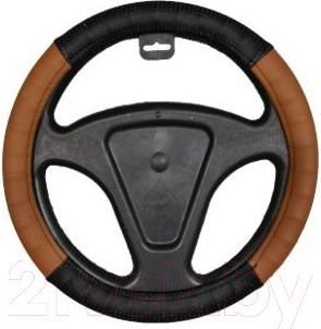 Изображение товара Оплетка на руль PILOT 1069 (M, черный/коричневый)