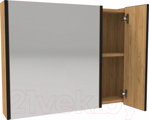Изображение товара Шкаф с зеркалом для ванной АВН Ванкувер 80 / 66.07 (34)