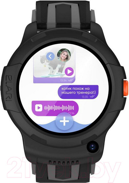 Изображение товара Умные часы детские Elari Kidphone 4G Wink (черный)