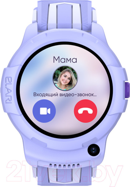 Изображение товара Умные часы детские Elari Kidphone 4G Wink (сиреневый)