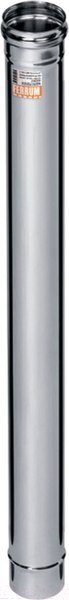 Изображение товара Труба дымохода Ferrum 1.0м (304/0.8 мм) Ф150 / f1029