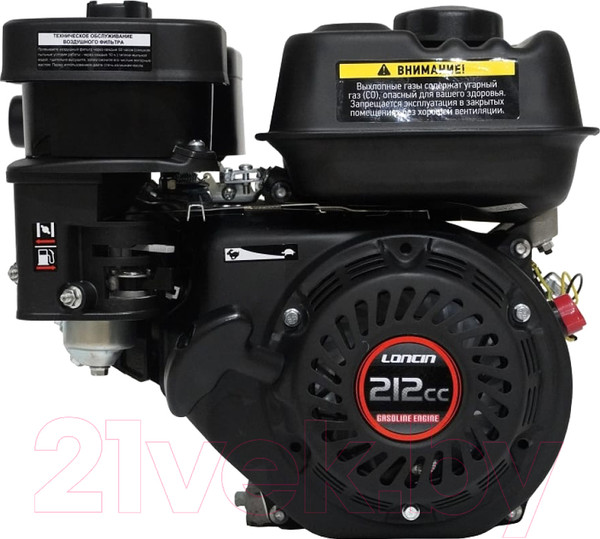 Изображение товара Двигатель бензиновый Loncin G210FA R type D19