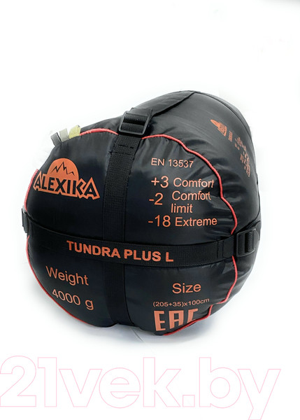 Изображение товара Спальный мешок Alexika Tundra Plus L левый / 9277.01072 (оливковый)