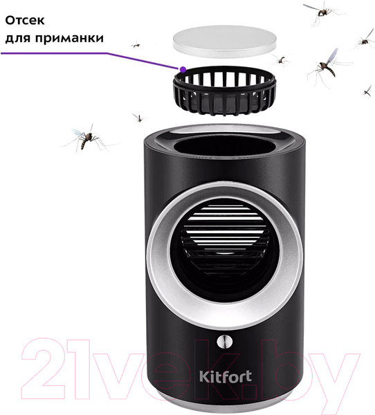 Изображение товара Уничтожитель насекомых Kitfort Антимоскитная лампа КТ-4019