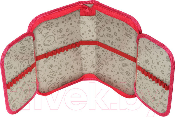 Изображение товара Пенал Schoolformat Милые медвежата / ПТК2-ММД (розовый)