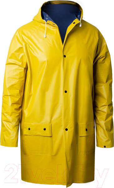 Изображение товара Дождевик Komfi Двухслойный ПВХ с капюшоном 150мк / SUNTR2 (желтый)