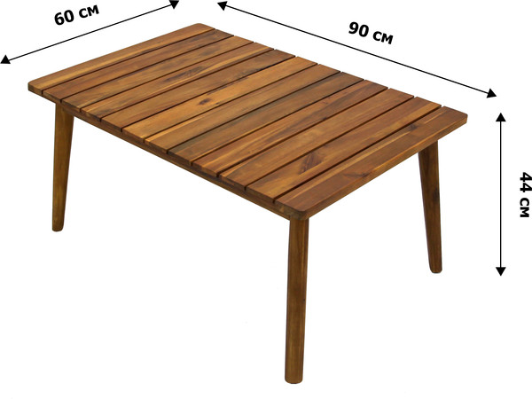 Изображение товара Комплект садовой мебели Garden Story Камелия / GS002 (черный/серый)