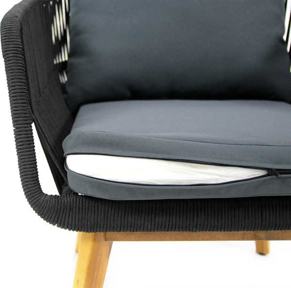 Изображение товара Комплект садовой мебели Garden Story Камелия / GS002 (черный/серый)