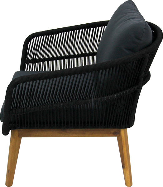 Изображение товара Комплект садовой мебели Garden Story Камелия / GS002 (черный/серый)