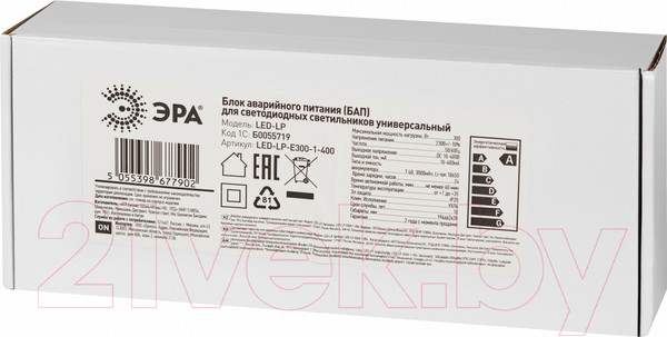Изображение товара Блок аварийного питания ЭРА LED-LP-E300-1-400 / Б0055719