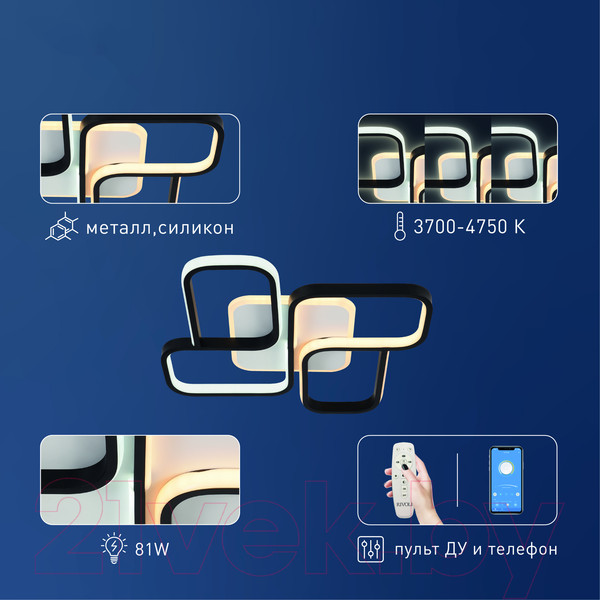 Изображение товара Потолочный светильник Rivoli Lydia 6104-101 / Б0059012