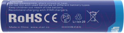 Изображение товара Аккумулятор XTAR Li-ion NCR18650-26F-PCB 4.5A (с защитой)