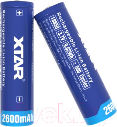 Изображение товара Аккумулятор XTAR Li-ion NCR18650-26F-PCB 4.5A (с защитой)