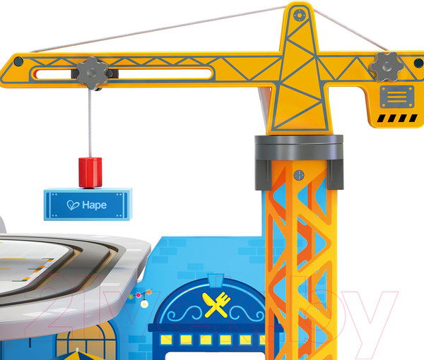 Изображение товара Паркинг игрушечный Hape Железнодорожная станция Мега Сити / E3768_HP