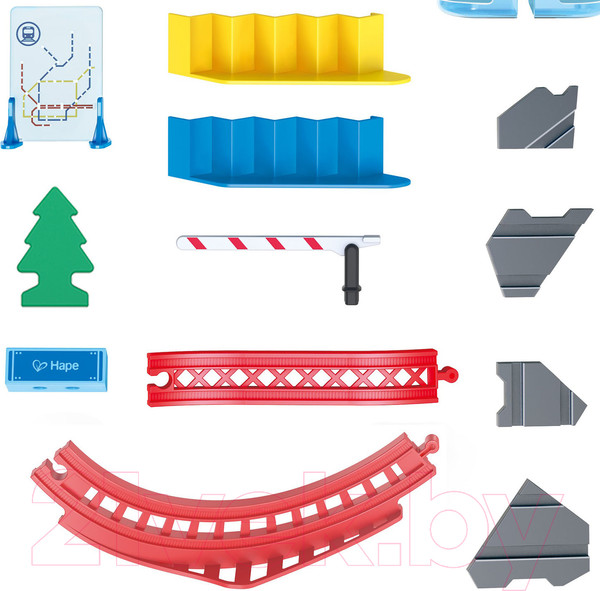 Изображение товара Паркинг игрушечный Hape Железнодорожная станция Мега Сити / E3768_HP