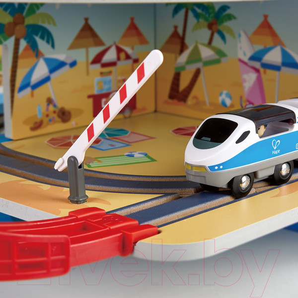 Изображение товара Паркинг игрушечный Hape Железнодорожная станция Мега Сити / E3768_HP