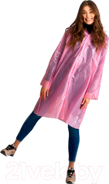 Изображение товара Дождевик Русский дождевик Люкс (розовый)