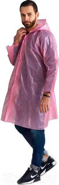 Изображение товара Дождевик Русский дождевик Люкс (розовый)
