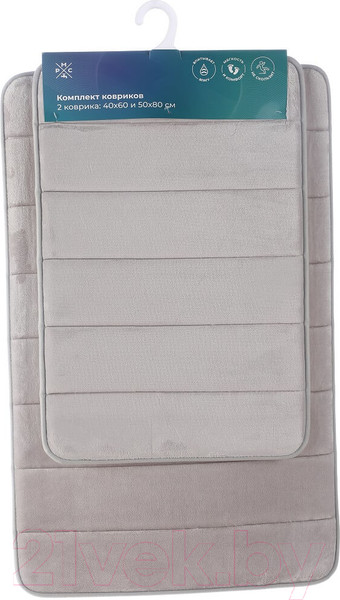 Изображение товара Набор ковриков для ванной и туалета РМС КК-01СС