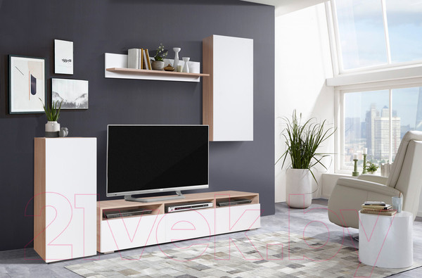 Изображение товара Тумба Мебель-Класс Сити-1 (белый/дуб сонома)