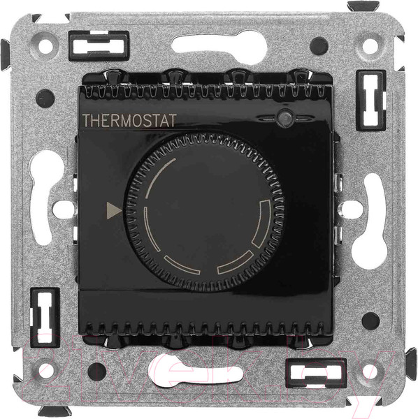 Изображение товара Терморегулятор для теплого пола DKC Avanti 4402163 (черный квадрат)