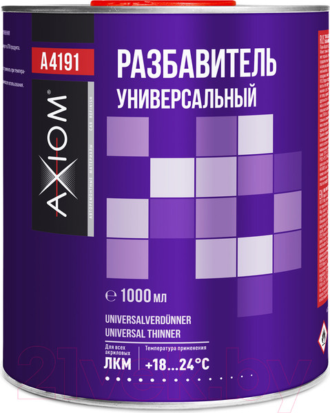 Изображение товара Растворитель автомобильный Axiom A4191 (1л)