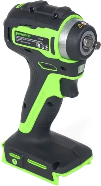 Изображение товара Аккумуляторный гайковерт Greenworks G24IW200 бесщеточный 24V 200Нм / 3803607 (без АКБ и ЗУ)