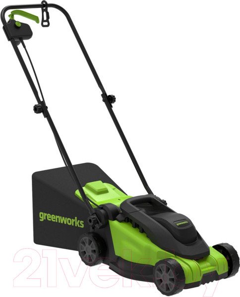 Изображение товара Газонокосилка электрическая Greenworks GD1200LM32 1200ВТ 32см / 2517807