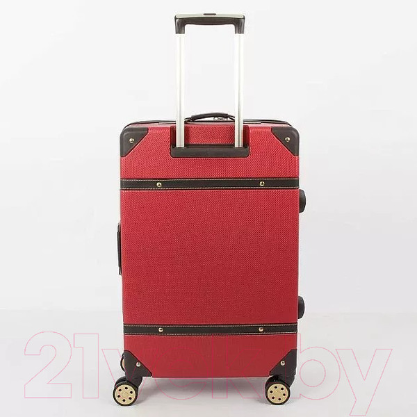 Изображение товара Чемодан на колесах Francesco Molinary 336-0193/3-24BRD (бордовый)